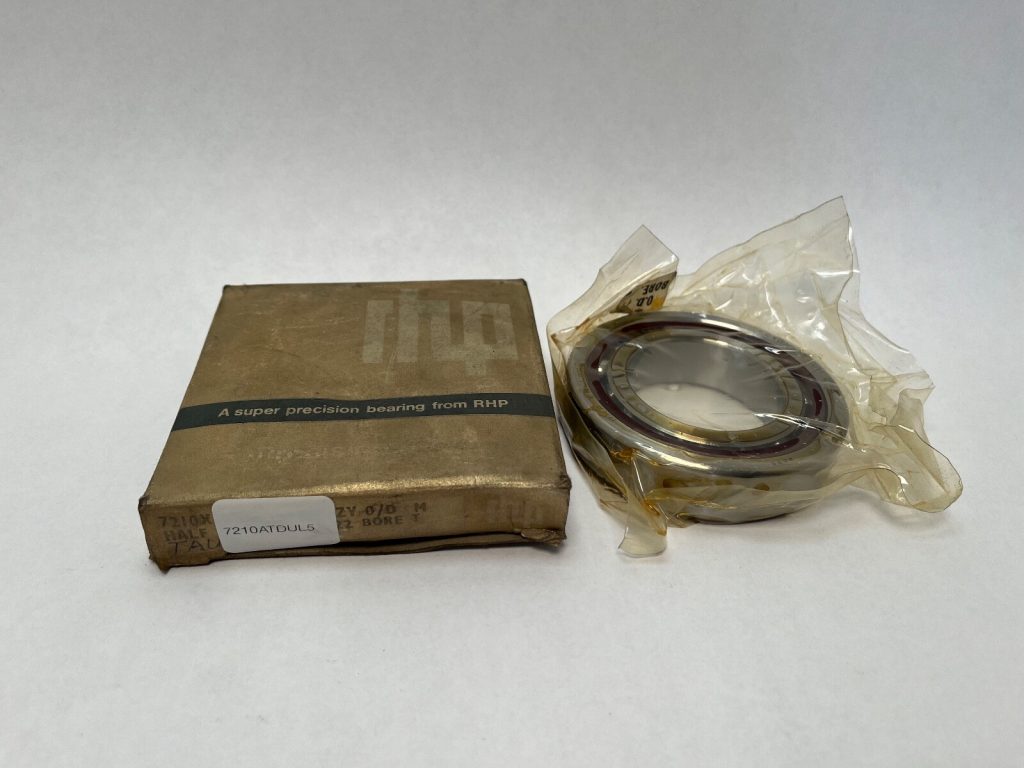 Angular Contact Ball Bearing - Straight Bore, 50 mm ID, 90 mm OD, 20 mm Width, Open, 25° Contact Angle, Light Preload.