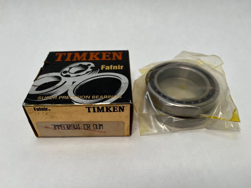 Angular Contact Ball Bearing - Straight Bore, 45 mm ID, 68 mm OD, 12 mm Width, Open, 25° Contact Angle, Medium Preload.