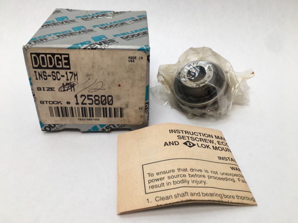 DODGE INSSC17M/125800 Insert Bearing 1/2" ID INS-SC-17M USA