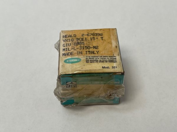 Original SNFA VX10-9CE1T bearing box, sealed, labeled Made in Italy