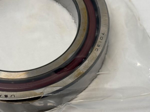 Angular Contact Ball Bearing – Straight Bore, 65 mm ID, 100 mm OD, 18 mm Width, Open, 15° Contact Angle, Light Preload.