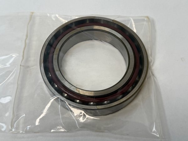 Angular Contact Ball Bearing – Straight Bore, 65 mm ID, 100 mm OD, 18 mm Width, Open, 15° Contact Angle, Light Preload.