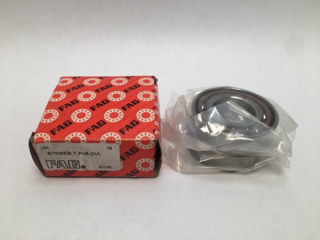 Angular Contact Ball Bearing - 30 mm ID, 62 mm OD, 16 mm Width, Open, 25°, Light preload.