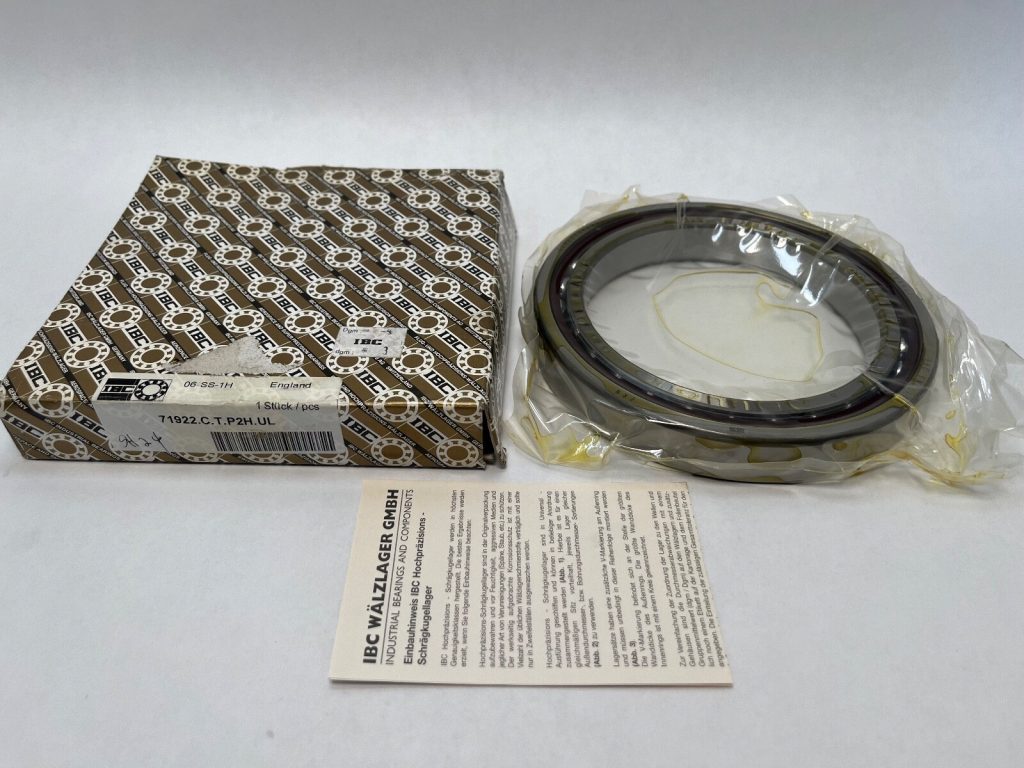 Angular Contact Ball Bearing - 110 mm ID, 150 mm OD, 20 mm Width, Open, 15° Contact Angle.