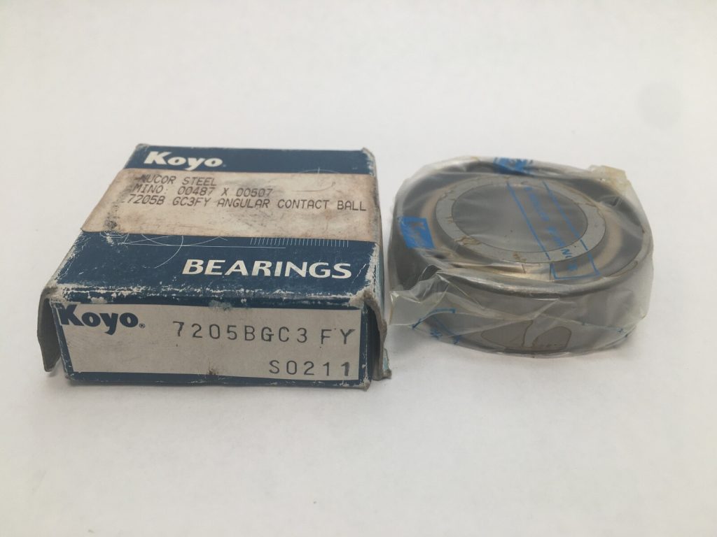 Angular Contact Ball Bearing - 25 mm ID, 52 mm OD, 15 mm Width, Open, 40° Contact Angle, C3 Internal clearance