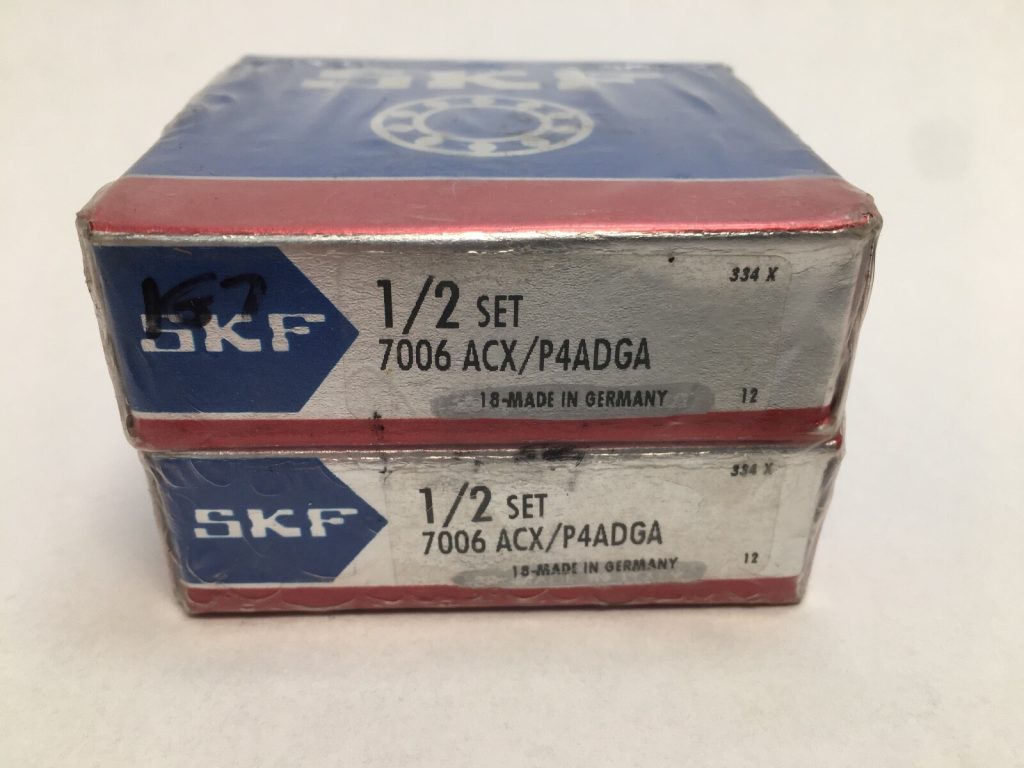 Spindle Angular Contact Ball Bearing - 30 mm ID, 55 mm OD, 13 mm Width, Open, 25°, Light Preload