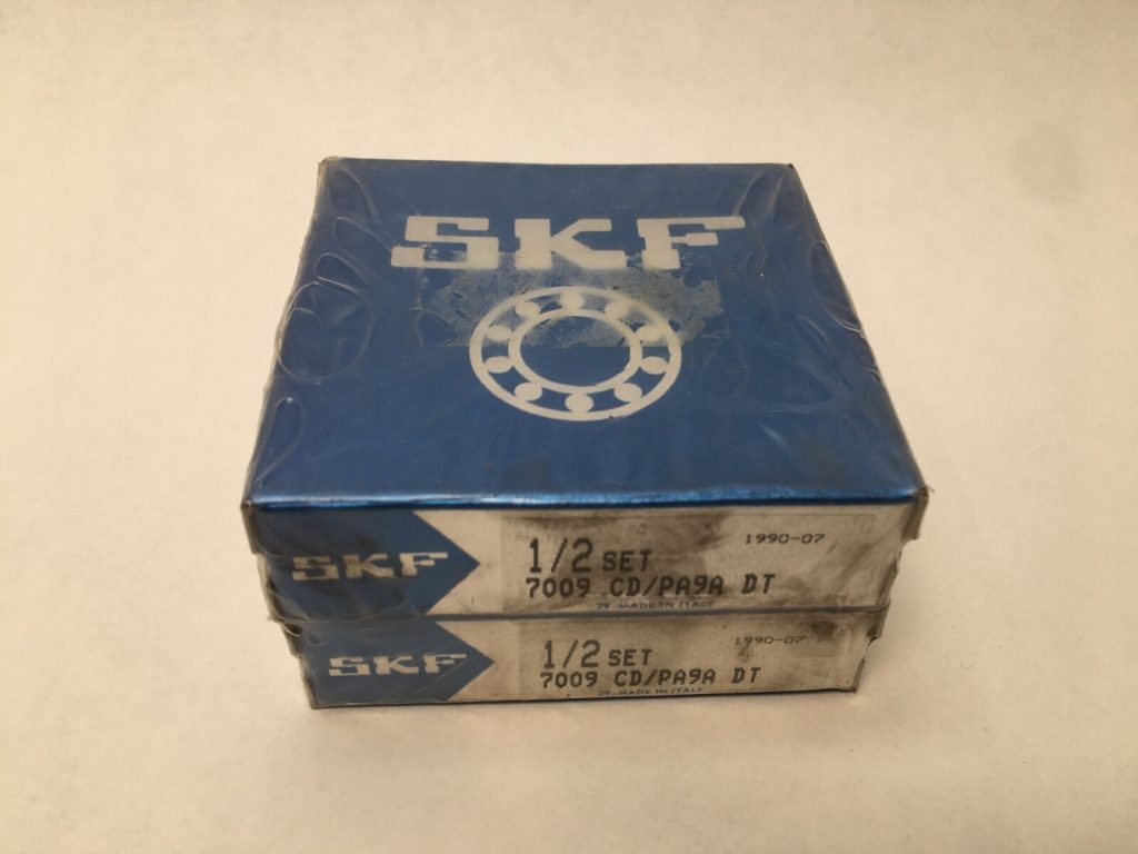 Angular Contact Ball Bearing - 45 mm ID, 75 mm OD, 16 mm Width, Open, 15° Contact Angle, Duplex Tandem.