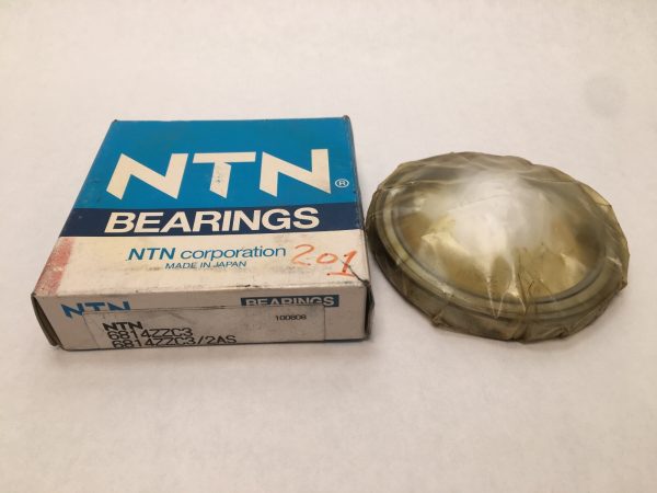 NTN 6814ZZC3 deep groove ball bearing wrapped beside its original box