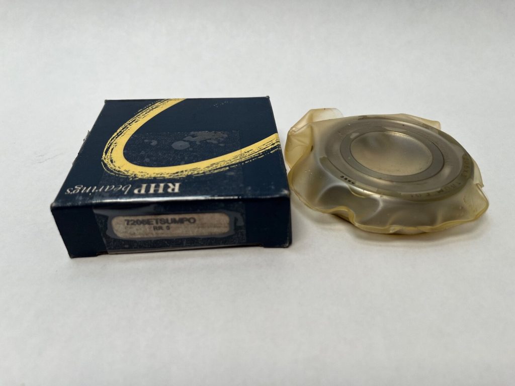 Angular Contact Ball Bearing - Straight Bore, 30mm ID, 62mm OD, 16mm Width, Open, Polyamide Cage, Universal Medium Preload.