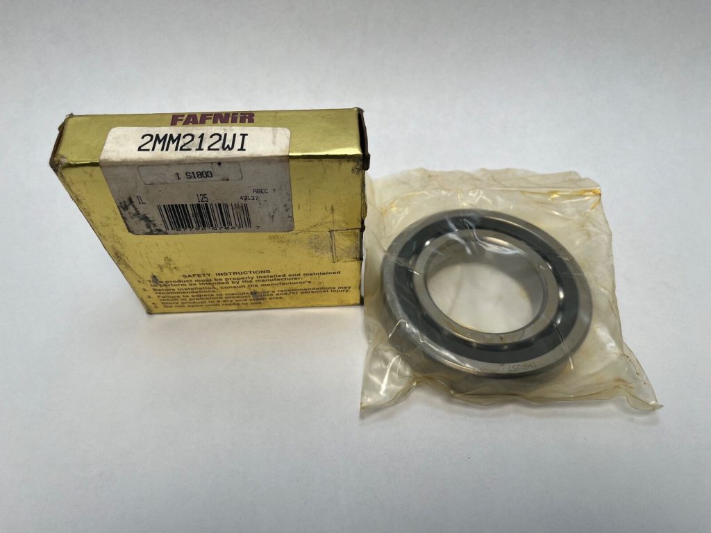 Angular Contact Ball Bearing - Straight Bore, 60 mm ID, 110 mm OD, 22 mm Width, Open, 15° Contact Angle.