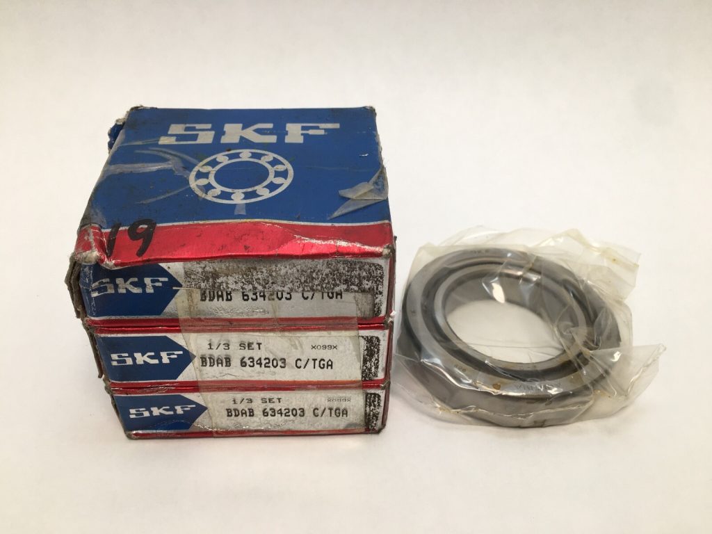 Angular Contact Ball Bearing - Straight Bore, 1.751 in ID, 3.00 in OD, 0.625 in Width, Open.