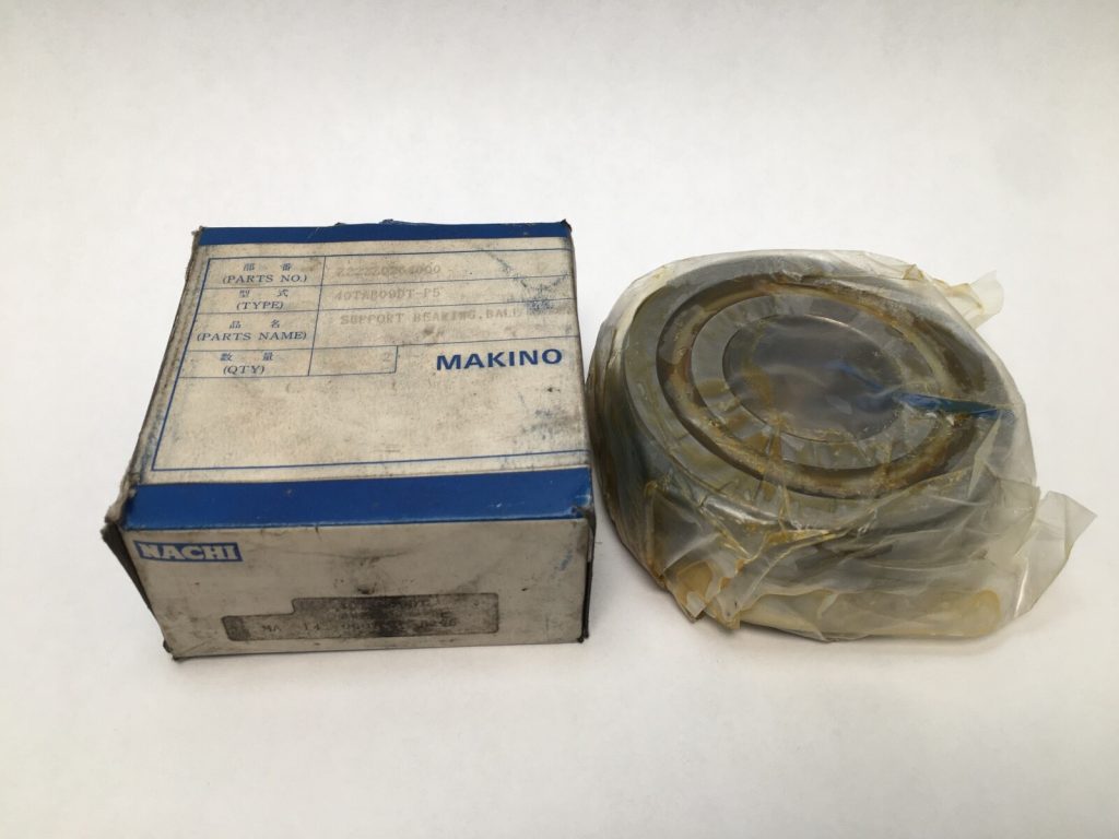 Angular Contact Ball Bearing - Straight Bore, 40 mm ID, 90 mm OD, 20 mm Width, Open, 60° Contact Angle, Without Snap Ring