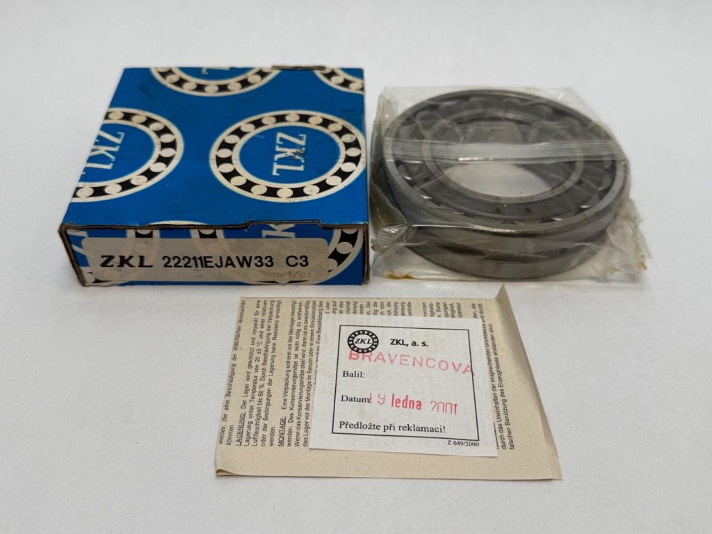 Spherical Roller Bearing - Straight Bore, 55mm ID, 100mm OD, 25mm Width, Open, C3 Internal clearance.