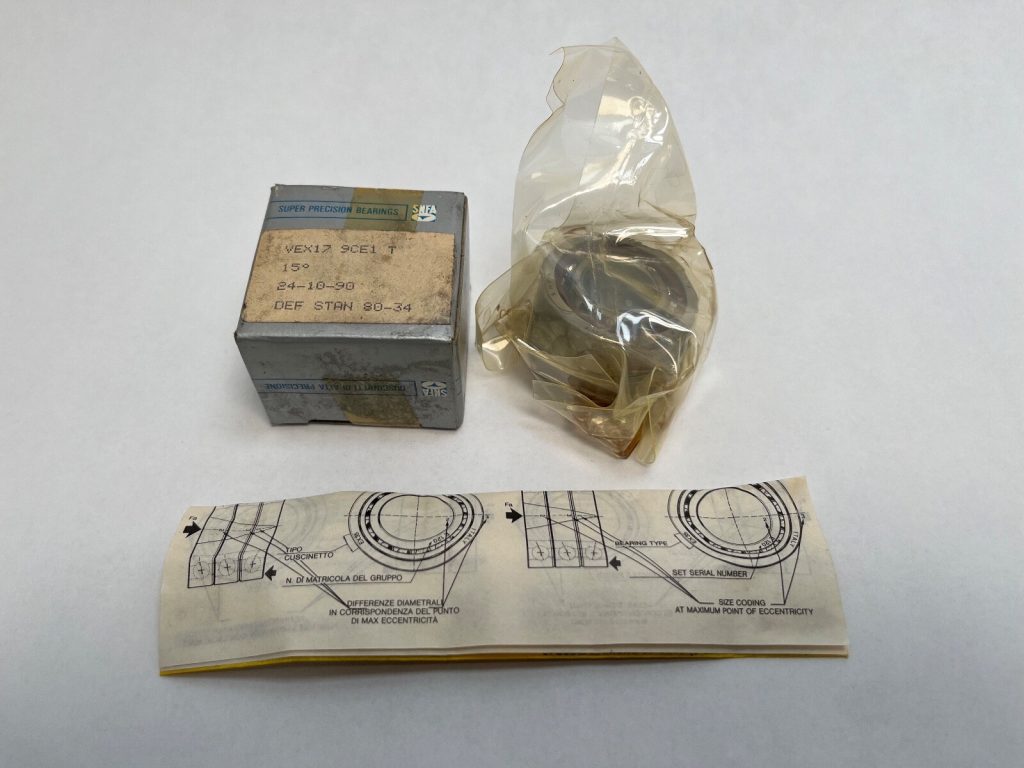 Angular Contact Bearing - 17 mm ID, 35 mm OD, 10 mm Width, Open, 15°.