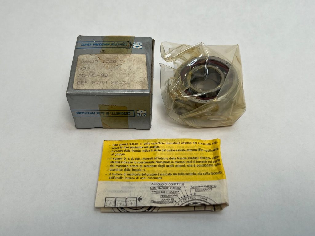 SNFA VEX17-9CE0T Bearing 17x35x10 mm 7003-P2 VEX17-9-CE-0-T 12° Italy 2 Pcs