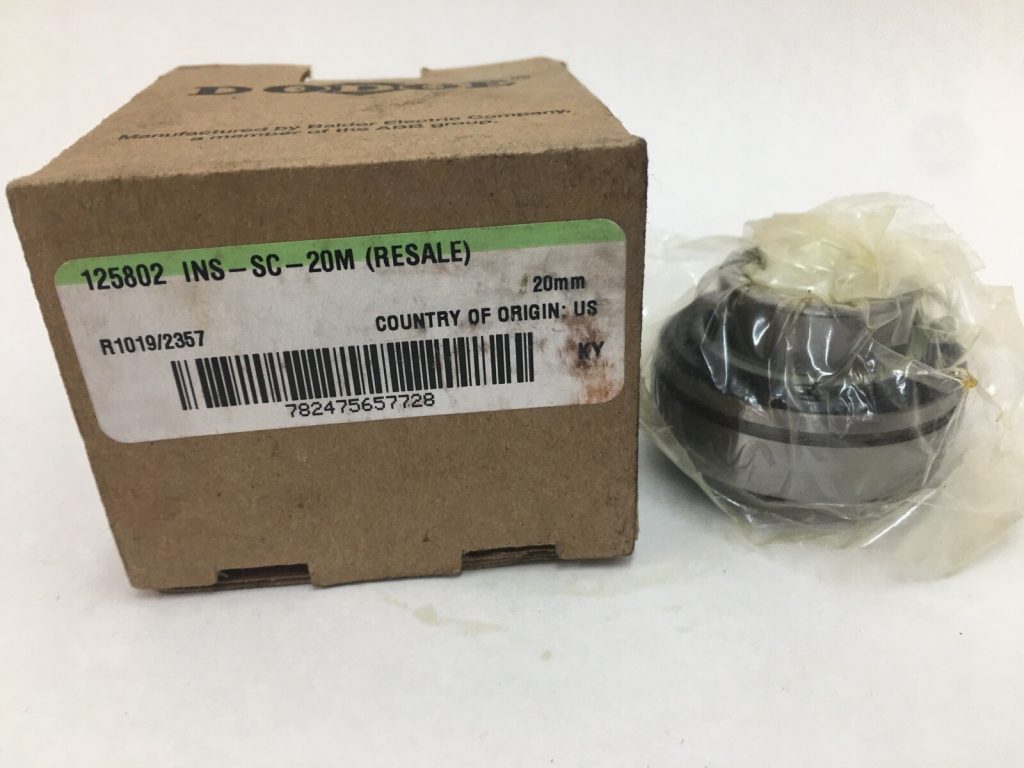 Insert Ball Bearing - 20 mm Bore, 47 mm OD, 31 mm Width, Set Screw Locking.