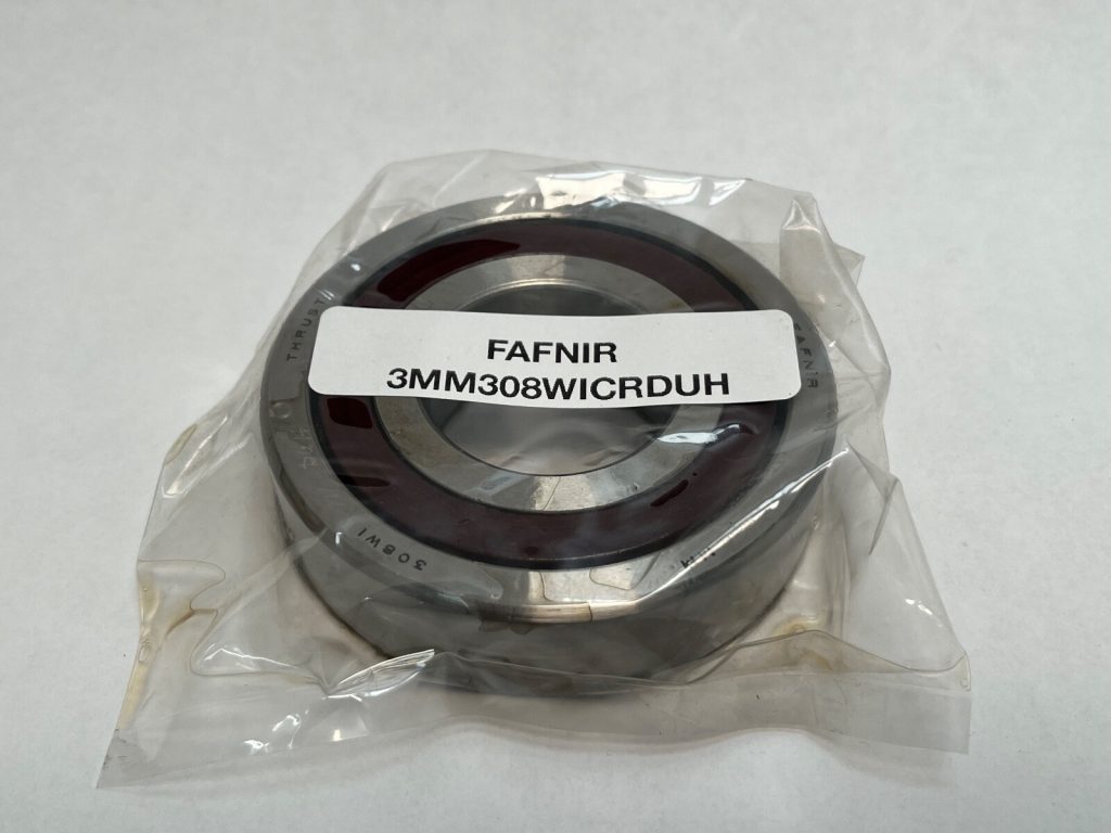 Angular Contact Ball Bearing - Straight Bore, 40 mm ID, 90 mm OD, 23 mm Width, Open, 15° Contact Angle, Heavy Preload.