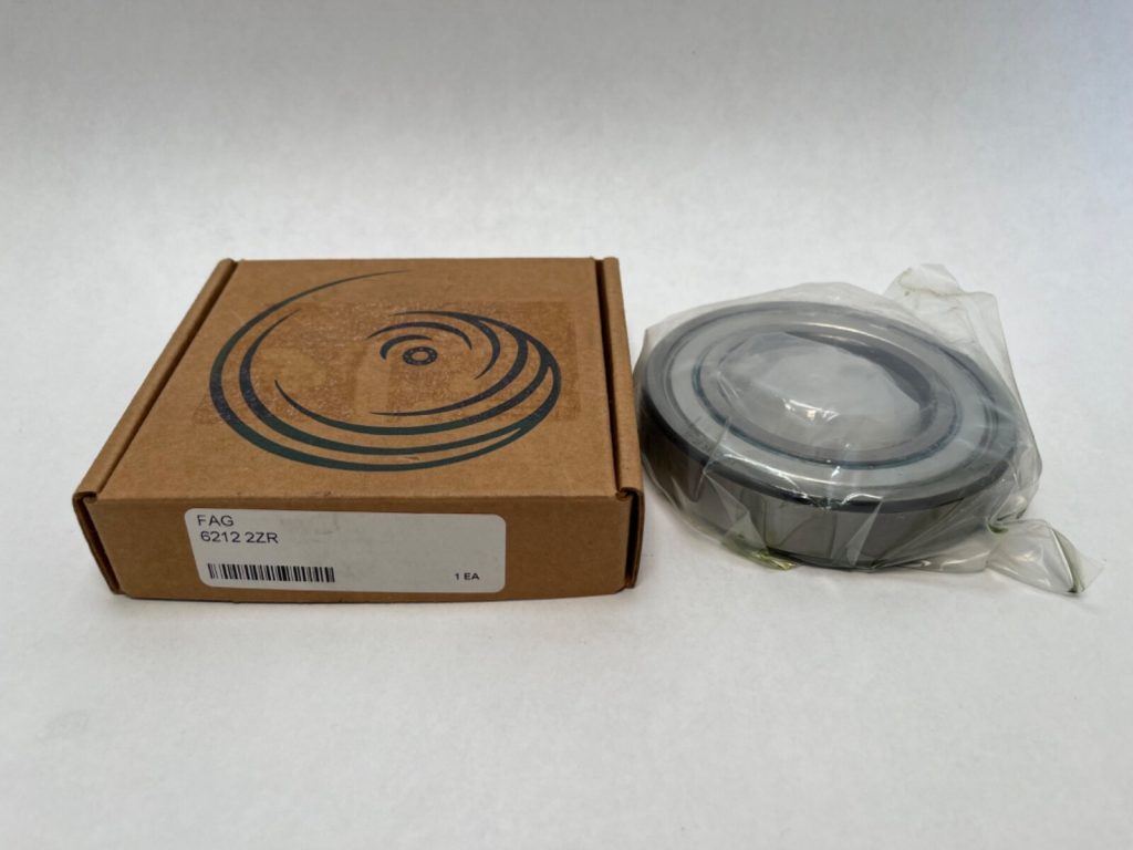 FAG 6212.2ZR Double Shield Deep Groove Ball Bearing. Heavy-duty single row bearing with 60mm ID 110mm OD 22mm Width. Shielded for contaminant protection and pre-lubricated.
