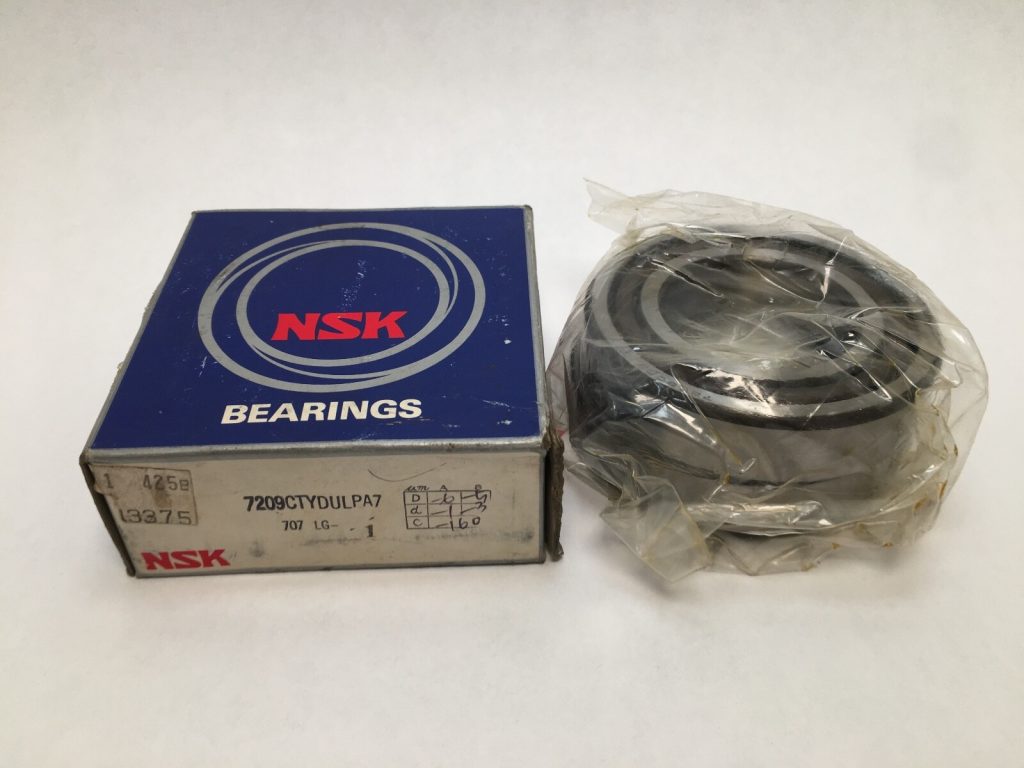 Angular Contact Ball Bearing - 45 mm ID, 85 mm OD, 19 mm Width, Open, 15° Contact Angle, Light Preload.