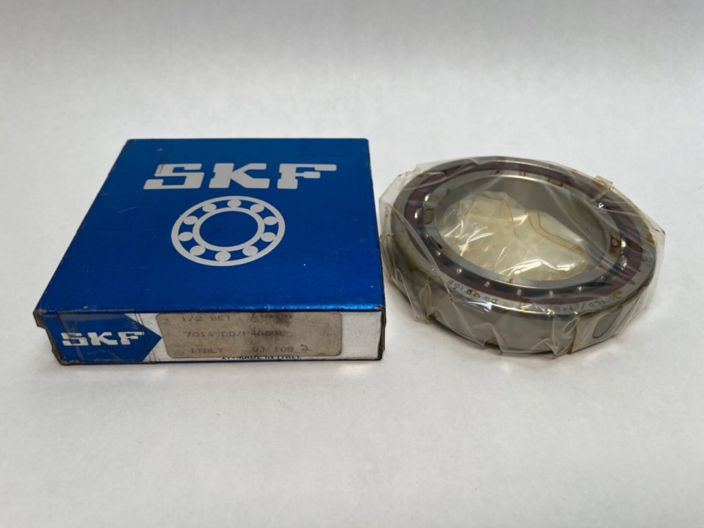 Super Precision Angular Contact Ball Bearing - Straight Bore, 70 mm ID, 110 mm OD, 20 mm Width, Open, 15° Contact Angle, Universal Pairing, Heavy Preload.