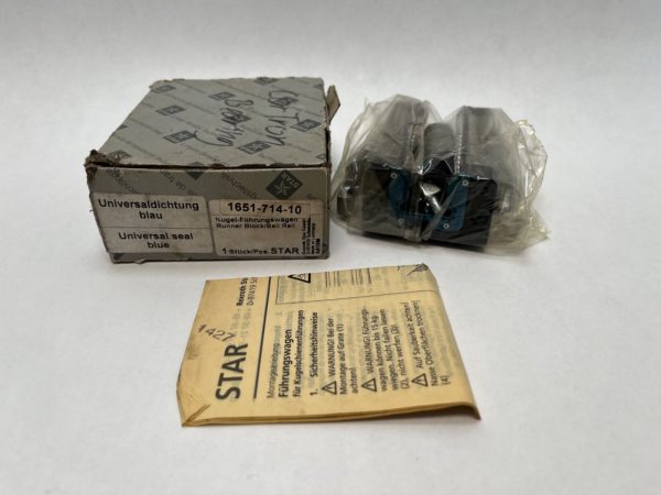 STAR 1651-714-10 Linear Bearing Block 165171410 Germany