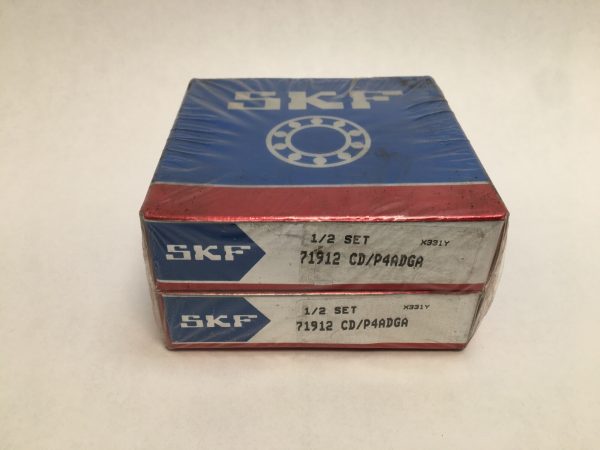 SKF 71912CDP4ADGA angular contact bearing set, two sealed boxes stacked