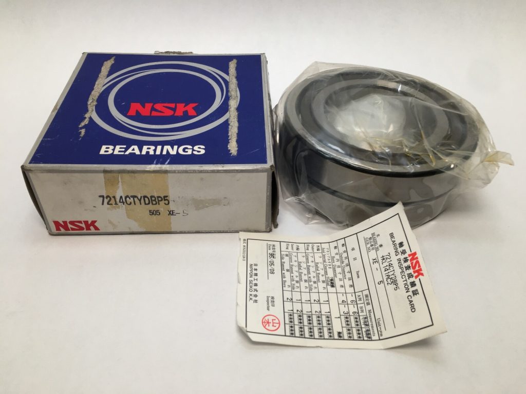 Angular Contact Ball Bearing Pair - Straight Bore, 70 mm ID, 125 mm OD, 48 mm Width, Open, 15° Contact Angle, Back-to-Back Arrangement.