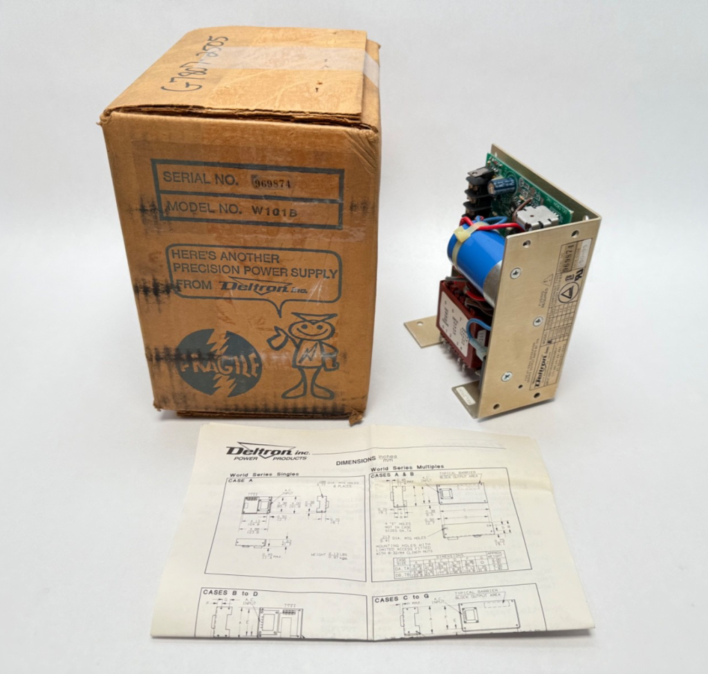Deltron W101B Power Supply W-101B 100-240VAC 5 VDC 6 Amp