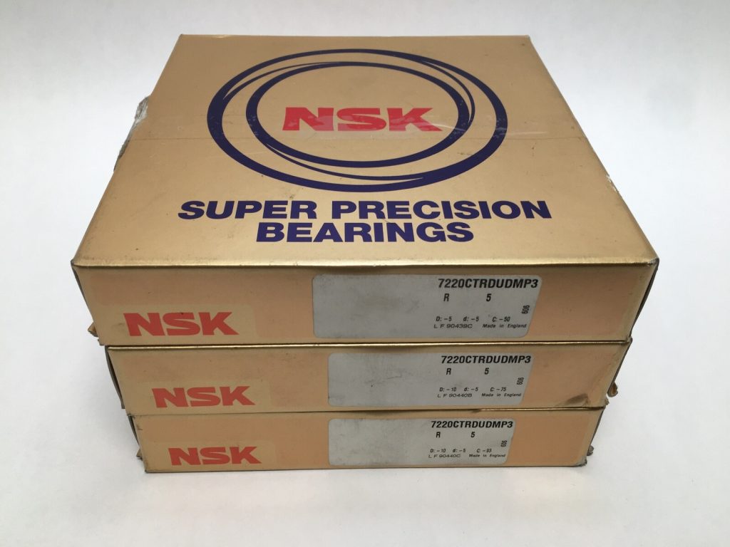 Angular Contact Bearing - 100 mm ID, 180 mm OD, 34 mm Width, Open, 15° Contact Angle