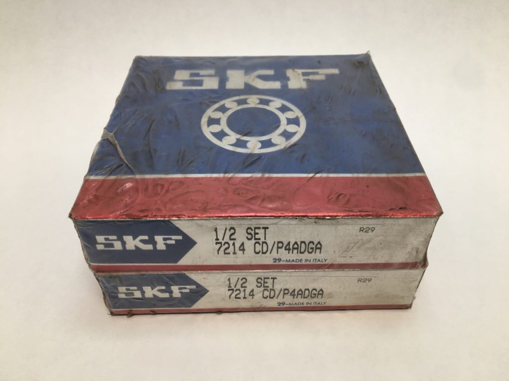 Angular Contact Ball Bearing - Straight Bore, 70 mm ID, 125 mm OD, 24 mm Width, Open, 15° Contact Angle.