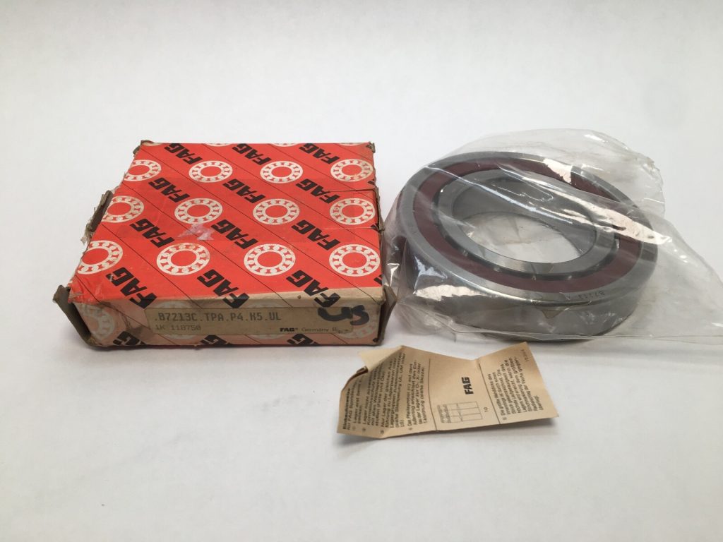 Angular Contact Ball Bearing - 65 mm ID, 120 mm OD, 23 mm Width, Open, 15°, Light Preload