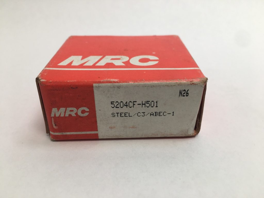 Angular Contact Bearing - 20 mm ID, 47 mm OD, 20.6 mm Width, Open, 25° contact angle.