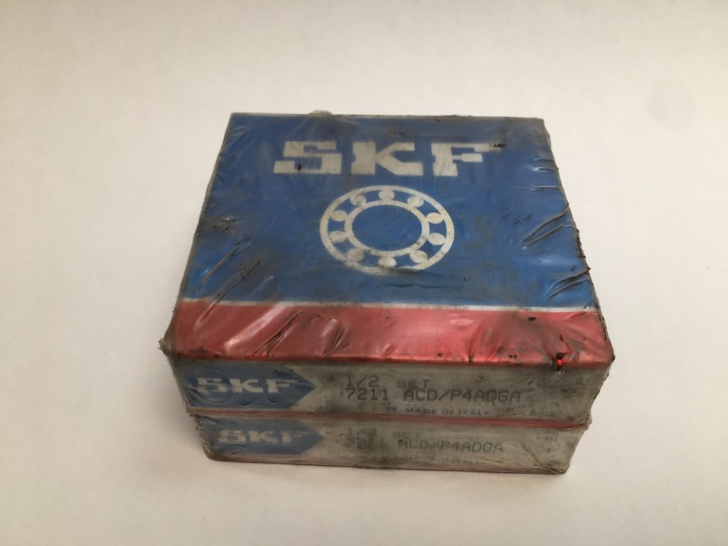 Super Precision Angular Contact Ball Bearing - Straight Bore, 55 mm ID, 100 mm OD, 21 mm Width, Open, 25° Contact Angle, Universal Pairing, Light Preload.