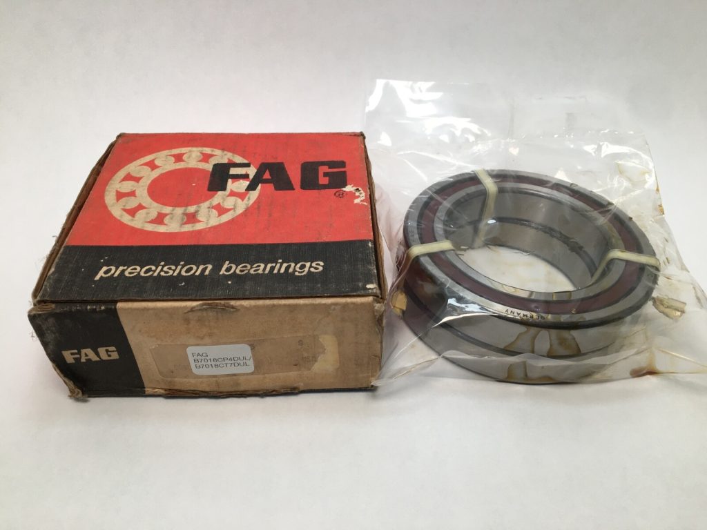 Angular Contact Ball Bearing - Straight Bore, 90 mm ID, 140 mm OD, 24 mm Width, Open, 15° Contact Angle, Normal Internal clearance.