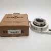 Flange Unit - 1.5 in Bore, 2 bolt, PBT Polymer, Normal Duty, Non-Expanding.