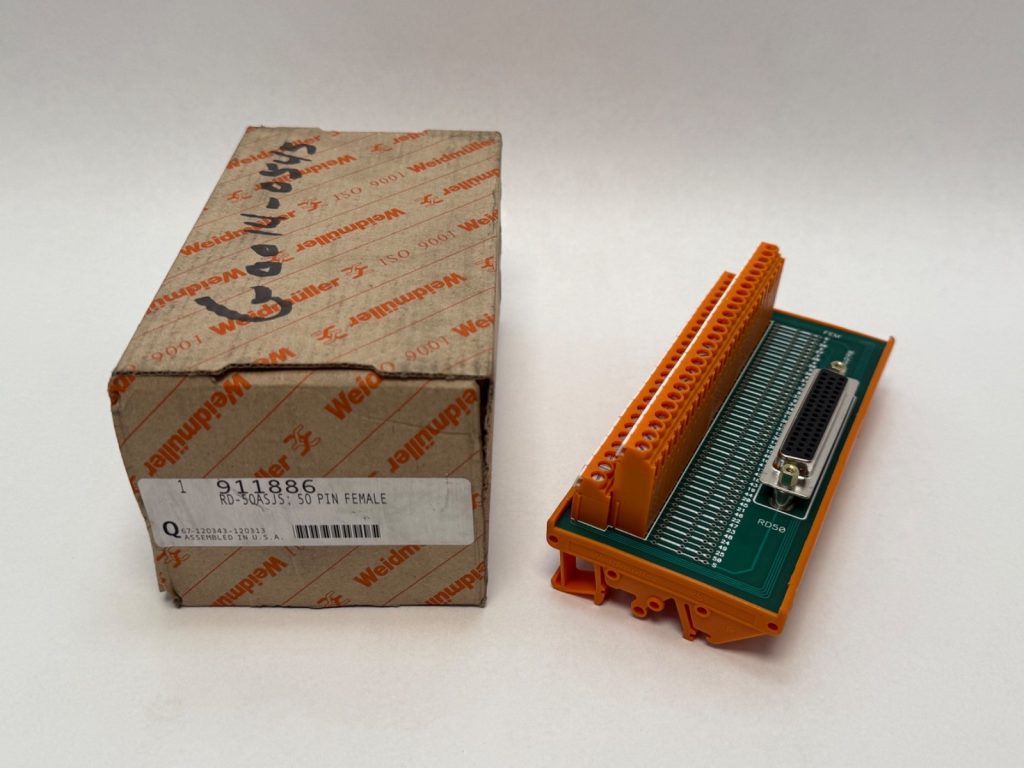Weidmuller 911886 Terminal Block Interface RD-50ASJS 50 Pin Female