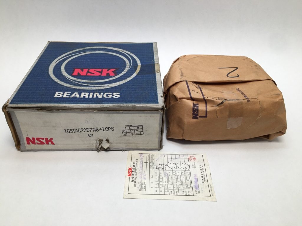 NSK 105TAC20DPN8 Axial Angular Bearing 105x160x65 mm 105TAC20-DP-N8 LCP6 Japan