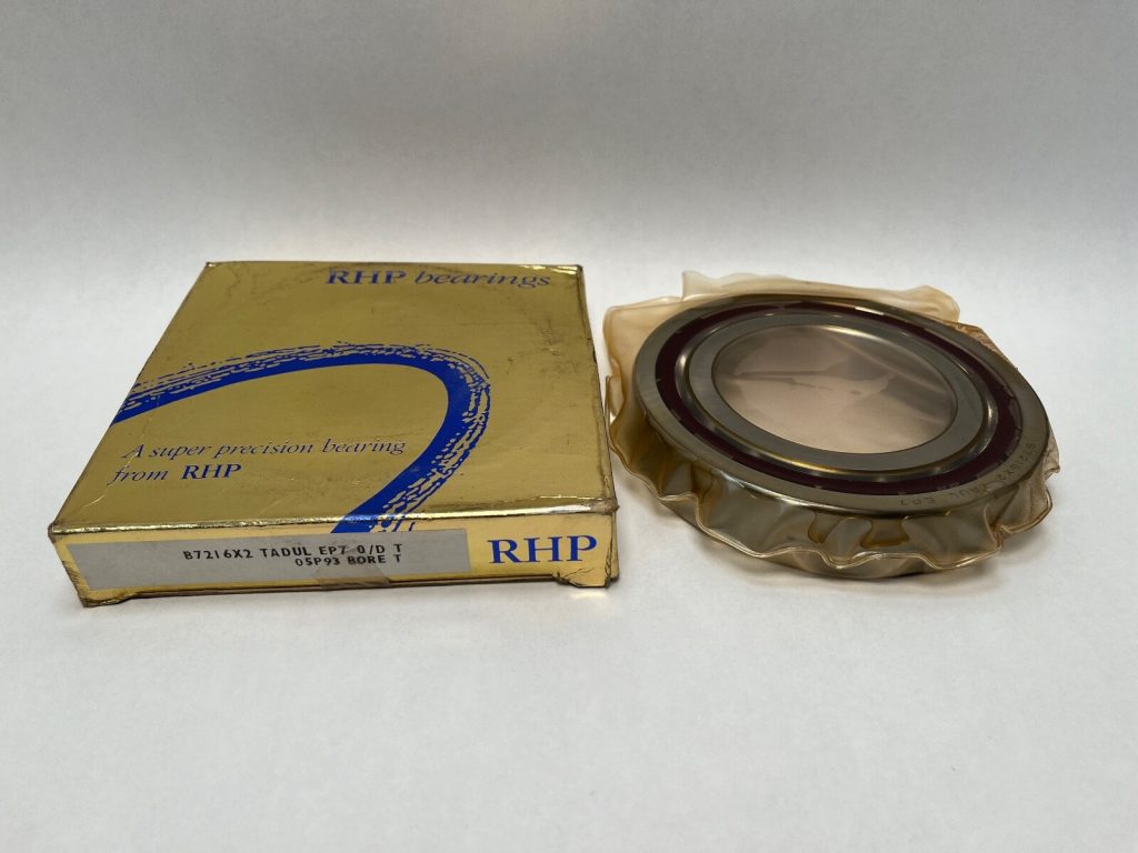 Angular Contact Ball Bearing - Straight Bore, 80 mm ID, 140 mm OD, 26 mm Width, Open, 15° Contact Angle, Without Snap Ring