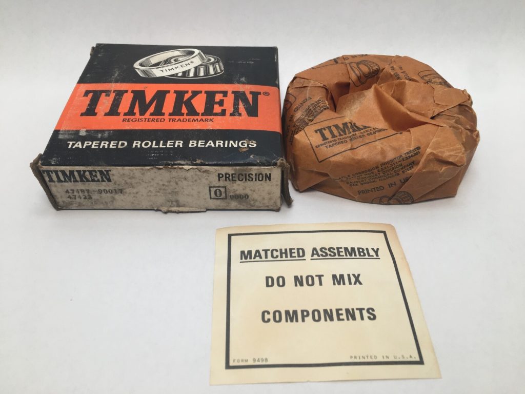 Tapered Roller Bearing - 2 3/4" Bore, 4 3/4" Cup Outer Diameter, 1.0313" Cup Width, 1.2813" Cone Width, class 2, Case-Carburized Steel.