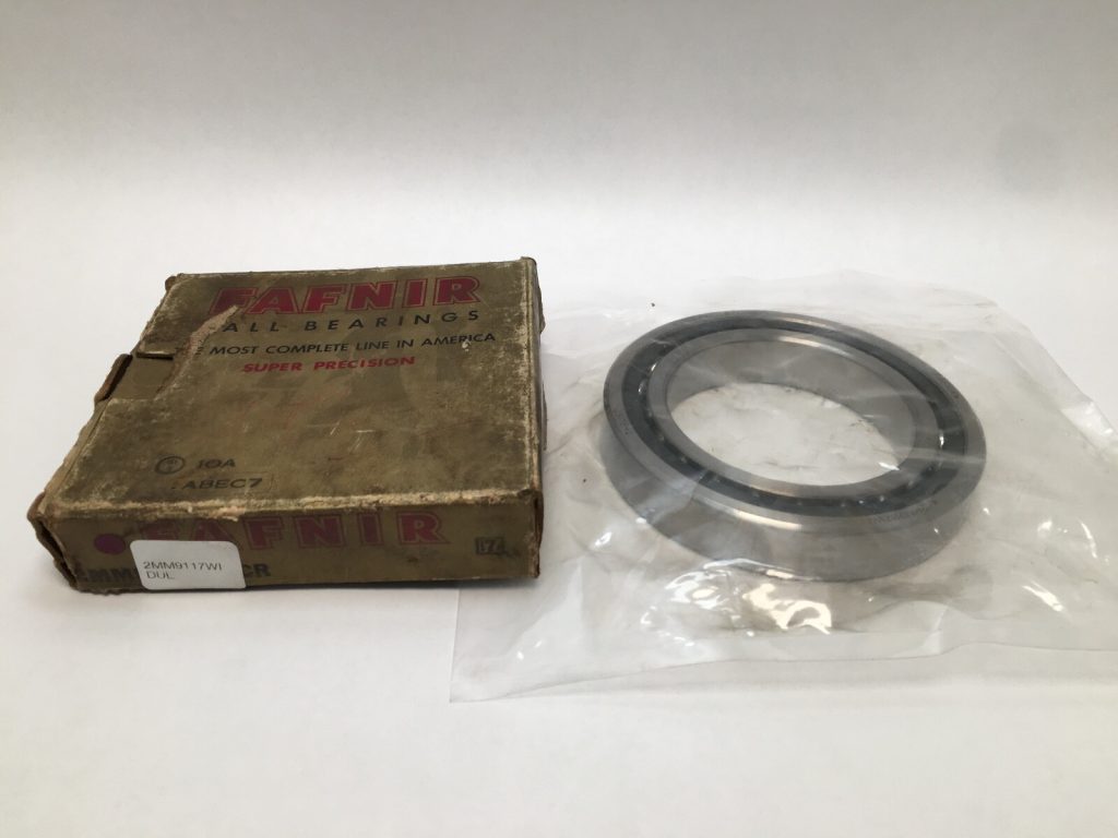 Angular Contact Ball Bearing - 85 mm ID, 130 mm OD, 22 mm Width, Open, 15° Contact Angle, Light Preload.