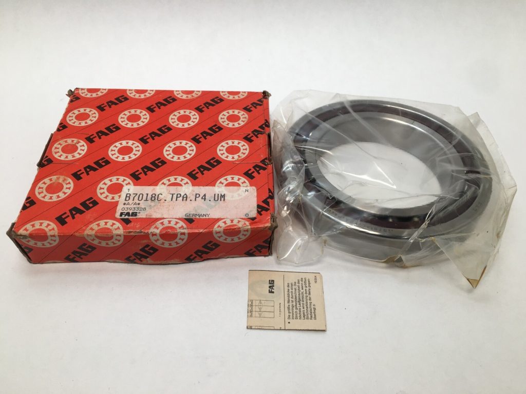 Angular Contact Bearing - 90 mm ID, 140 mm OD, 24 mm Width, Open, 15° contact angle, Universal preload.