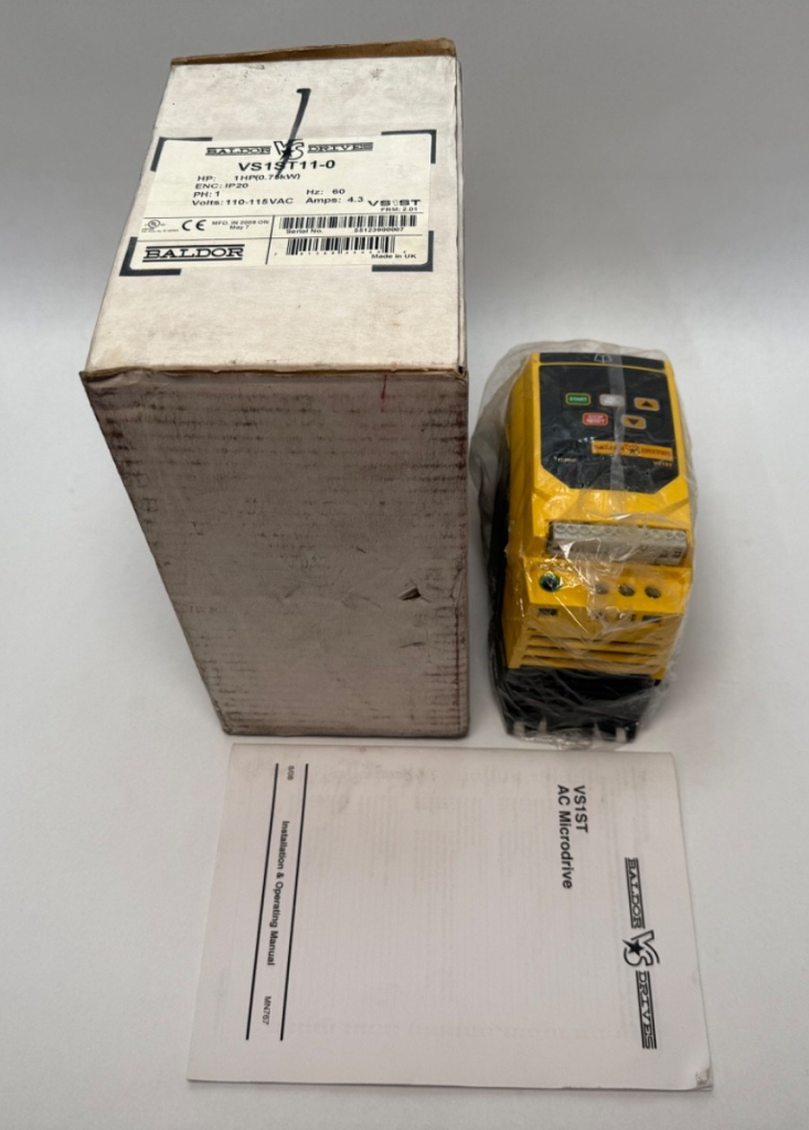 Baldor VS1ST11-0 Microdrive 0.75kw 1HP 1 Phase 16A 60Hz VS1ST110 VS1ST