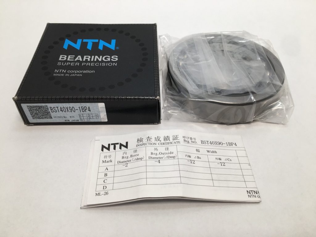 Angular Contact Bearings - 40 mm ID, 90 mm OD, 20 mm Width, Open, 60°.