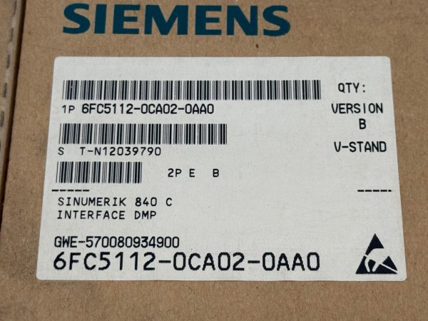 Siemens 6FC5112-0CA02-0AA0 DPM Interface Module 6FC51120CA020AA0
