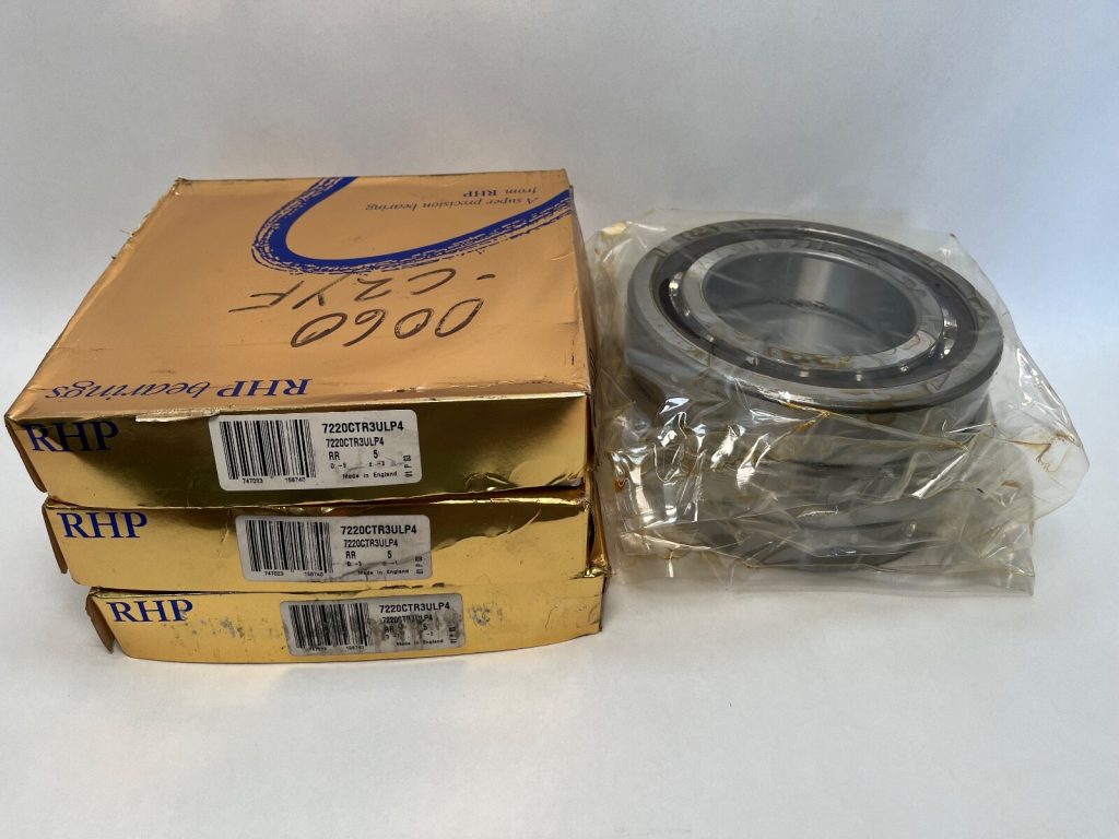 Angular Contact Bearing - 100 mm ID, 180 mm OD, 34 mm Width, Open, 15° Contact Angle