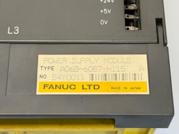 Fanuc A06B-6087-H115 Power Supply Module A06B6087H115