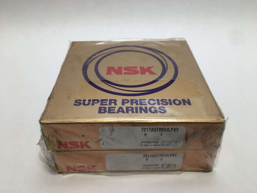 Angular contact bearings - 85 mm ID, 130 mm OD, 22 mm Width, Open, 25°, Light preload.