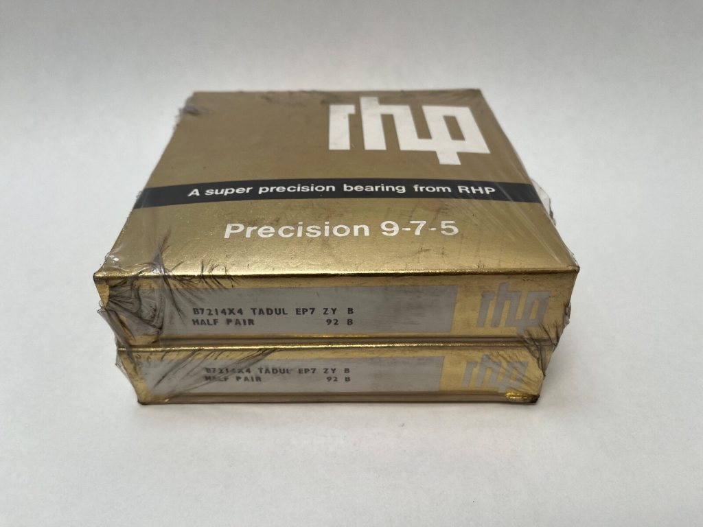 RHP 7214ATDULP4 Angular Bearing 70x125x24 mm 7214A 7214-A-T-DUL-P4 England 2 Pcs