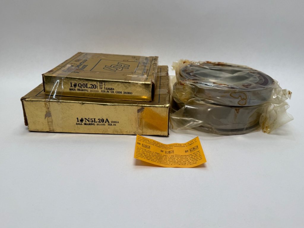NDH N5L20A/Q0L20DT Bearing N-5L20-A-S5883A Q-0L20-DT-X5038A 2 Pcs
