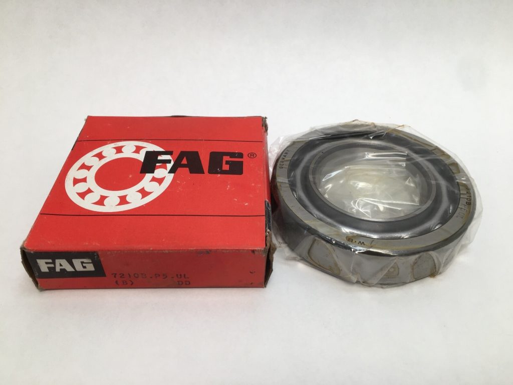 Angular Contact Bearings - 50 mm ID, 90 mm OD, 20 mm Width, Open, 40°, Light preload.